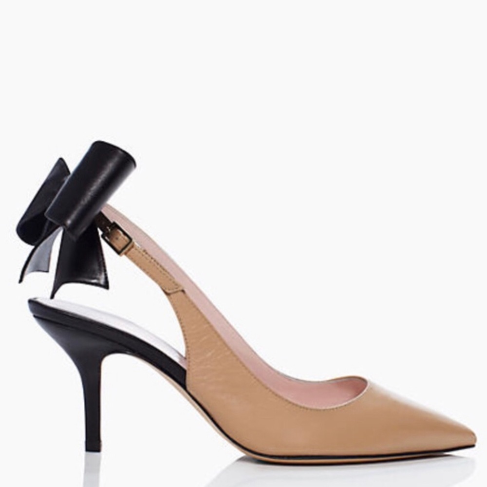 Kate Spade Jax Bow Back Kitten Heels